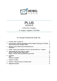 Heibel-Ticker PLUS Nr. 07 vom 13.02.2026