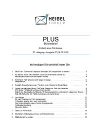 Heibel-Ticker PLUS Nr. 07 vom 14.02.2025