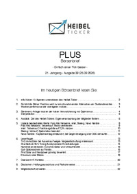 Heibel-Ticker PLUS Nr. 39 vom 25.09.2026