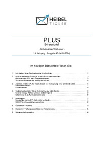 Heibel-Ticker PLUS Nr. 40 vom 04.10.2024