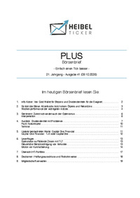 Heibel-Ticker PLUS Nr. 41 vom 09.10.2026