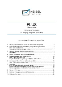 Heibel-Ticker PLUS Nr. 41 vom 10.10.2025