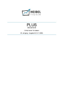 Heibel-Ticker PLUS Nr. 46 vom 14.11.2025