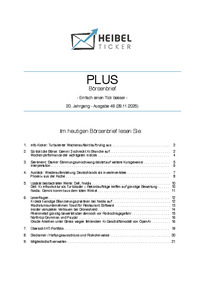 Heibel-Ticker PLUS Nr. 48 vom 28.11.2025