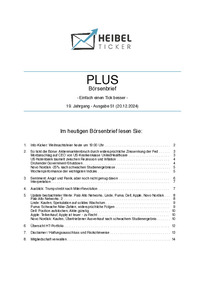 Heibel-Ticker PLUS : Heibel-Ticker PLUS Nr. 51 vom 20.12.2024