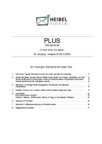 Heibel-Ticker PLUS Nr.40 vom 03.10.2025