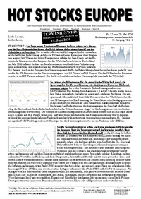 Hot Stocks Europe Nr. 12 vom 29.05.2026