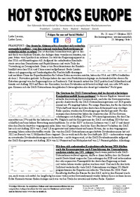 Hot Stocks Europe Nr. 21 vom 17.10.2025
