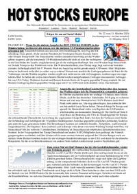 Hot Stocks Europe Nr. 22 vom 31.10.2024