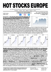 Hot Stocks Europe Nr. 24 vom 28.11.2025
