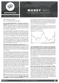 Money Mail Nr. 67 vom 21.08.2025