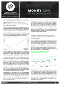 Money Mail : Money Mail Nr. 70 vom 01.09.2025