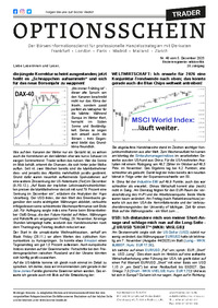 OPTIONSSCHEIN TRADER vom 05.12.2025