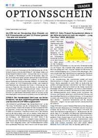 OPTIONSSCHEIN TRADER vom 13.09.2024