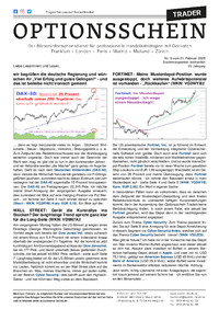 OPTIONSSCHEIN TRADER vom 21.02.2025