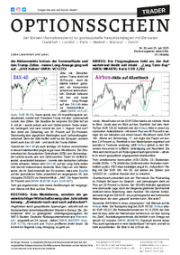 OPTIONSSCHEIN TRADER vom 25.07.2025