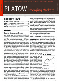 PLATOW Emerging Markets Nr. 20 vom 31.07.2024