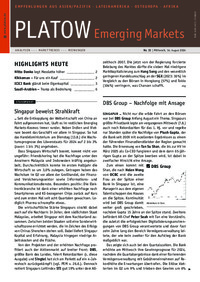 PLATOW Emerging Markets Nr. 31 vom 14.08.2024