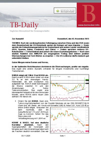 TB-Daily vom 03.11.2025