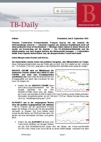 TB-Daily vom 09.09.2025
