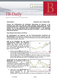 TB-DAILY : TB-Daily vom 09.10.2024