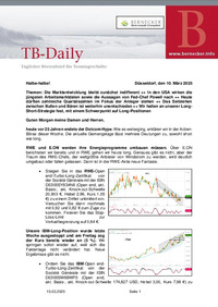 TB-DAILY : TB-Daily vom 10.03.2025