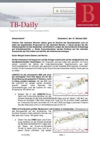 TB-DAILY : TB-Daily vom 10.10.2024