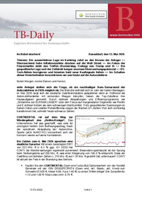 TB-Daily vom 13.05.2026