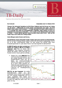 TB-Daily vom 13.10.2025