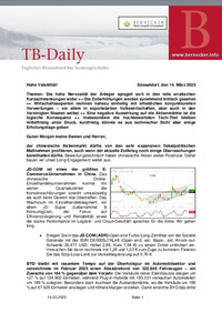 TB-DAILY : TB-Daily vom 14.03.2025