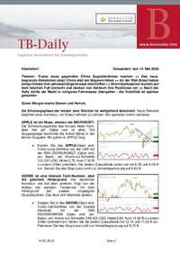 TB-Daily vom 14.05.2025