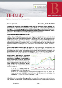 TB-Daily vom 15.04.2026