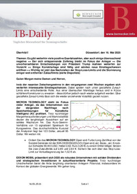 TB-Daily vom 16.05.2025