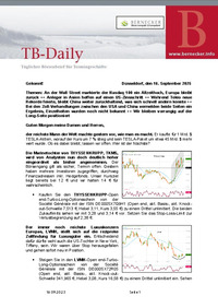 TB-DAILY : TB-Daily vom 16.09.2025