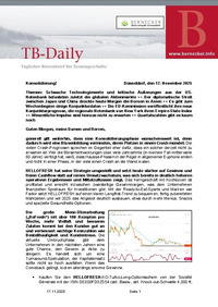 TB-Daily vom 17.11.2025