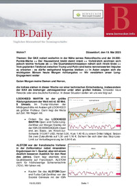TB-Daily vom 19.05.2025