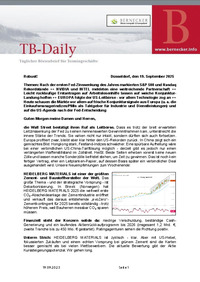 TB-Daily vom 19.09.2025