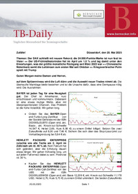 TB-Daily vom 20.05.2025