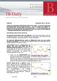 TB-Daily vom 22.07.2025