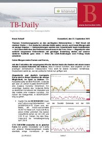 TB-Daily vom 22.09.2025