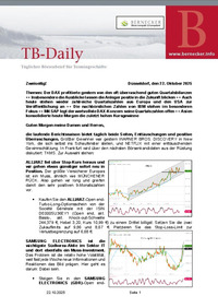 TB-Daily vom 22.10.2025