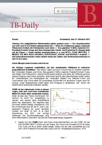 TB-Daily vom 23.10.2025