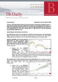 TB-DAILY : TB-Daily vom 24.02.2025