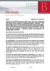 TB-DAILY : TB-Daily vom 24.04.2026