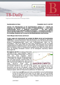 TB-Daily vom 25.07.2025