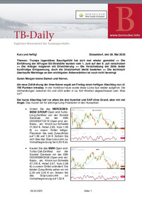 TB-Daily vom 26.05.2025