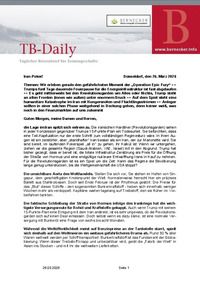 TB-Daily vom 26.3.2026