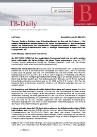 TB-Daily vom 27.05.2026