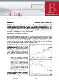TB-Daily vom 27.10.2025
