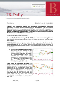 TB-DAILY : TB-Daily vom 28.10.2024